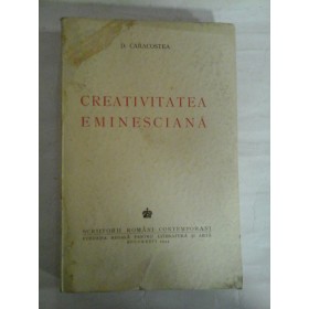   CREATIVITATEA  EMINESCIANA  (1943)  -  D. CARACOSTEA  